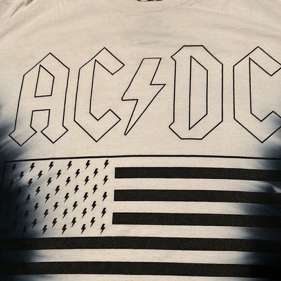 Vintage 1980 authentic AC/DC band size S/M short sleeve T-shirt GVC - Picture 4 of 7